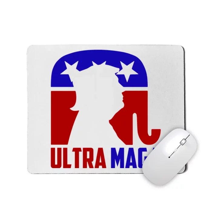 Ultra MAGA Shirt Pro Trump Funny Anti Biden Republican Gift Mousepad