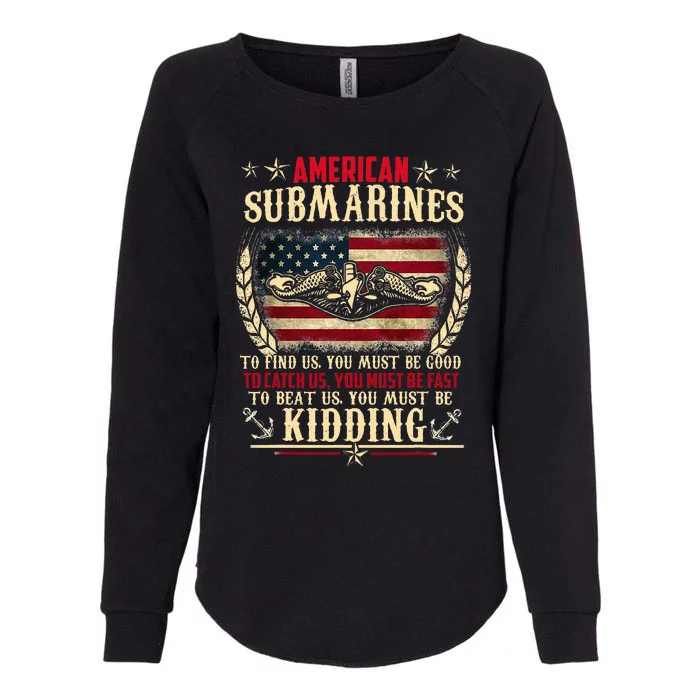 US Military Submarine Gifts For A Veteran Submariner Womens California Wash Sweatshirt