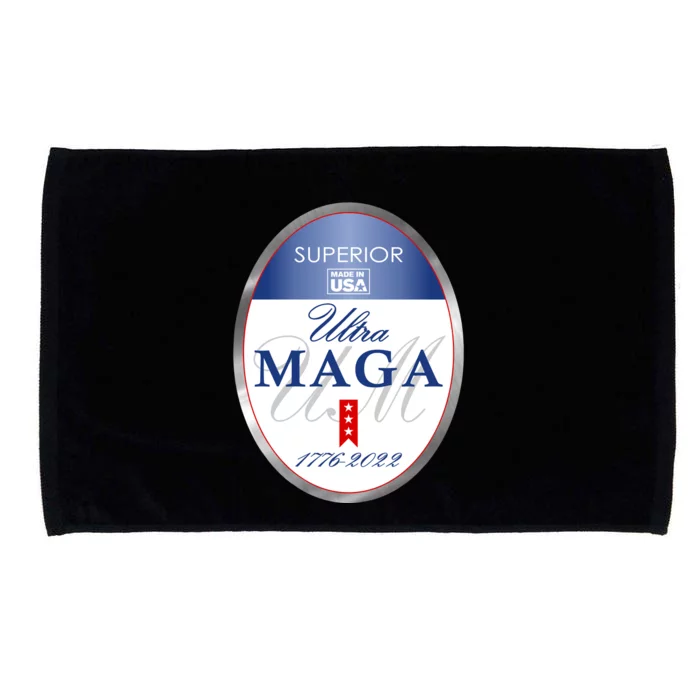 Ultra MAGA Superior 1776 2022 Parody Trump 2024 Anti Biden Microfiber Hand Towel