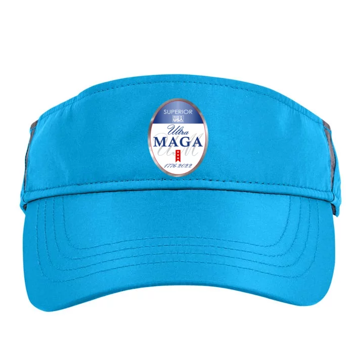 Ultra MAGA Superior 1776 2022 Parody Trump 2024 Anti Biden Adult Drive Performance Visor