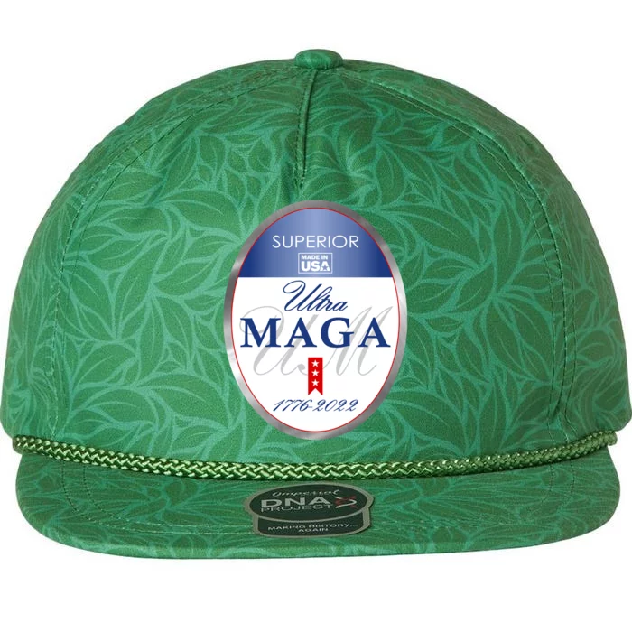 Ultra MAGA Superior 1776 2022 Parody Trump 2024 Anti Biden Aloha Rope Hat
