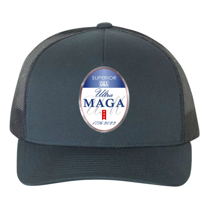 Ultra MAGA Superior 1776 2022 Parody Trump 2024 Anti Biden Yupoong Adult 5-Panel Trucker Hat