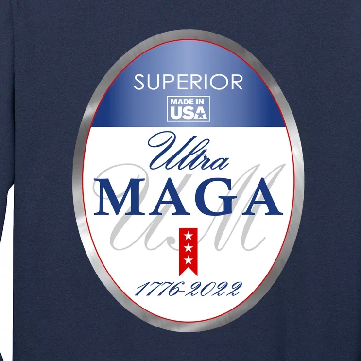 Ultra MAGA Superior 1776 2022 Parody Trump 2024 Anti Biden Long Sleeve Shirt