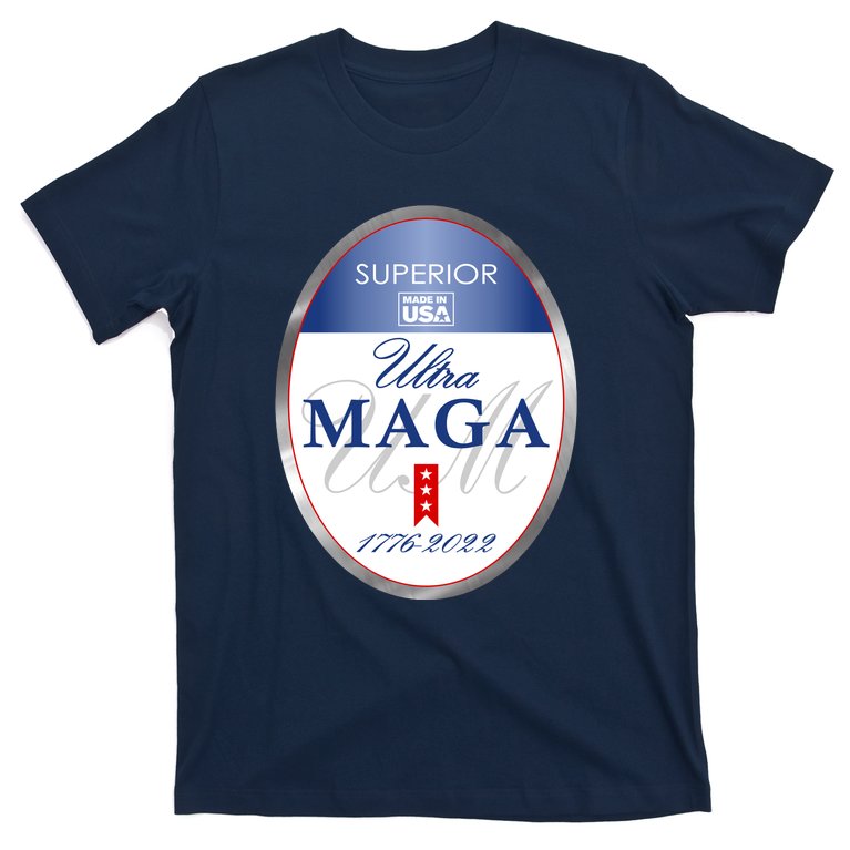 Ultra MAGA Superior 1776 2022 Parody Trump 2024 Anti Biden T-Shirt