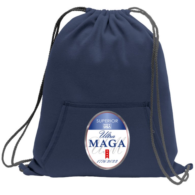 Ultra MAGA Superior 1776 2022 Parody Trump 2024 Anti Biden Sweatshirt Cinch Pack Bag