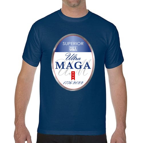 Ultra MAGA Superior 1776 2022 Parody Trump 2024 Anti Biden Comfort Colors T-Shirt