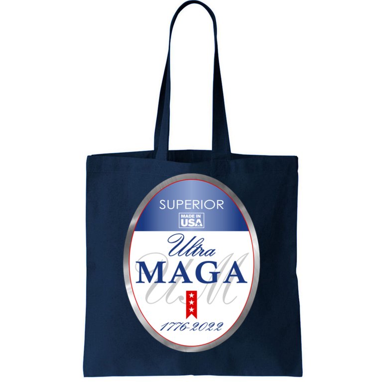 Ultra MAGA Superior 1776 2022 Parody Trump 2024 Anti Biden Tote Bag