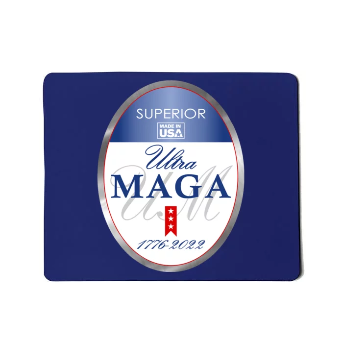 Ultra MAGA Superior 1776 2022 Parody Trump 2024 Anti Biden Mousepad