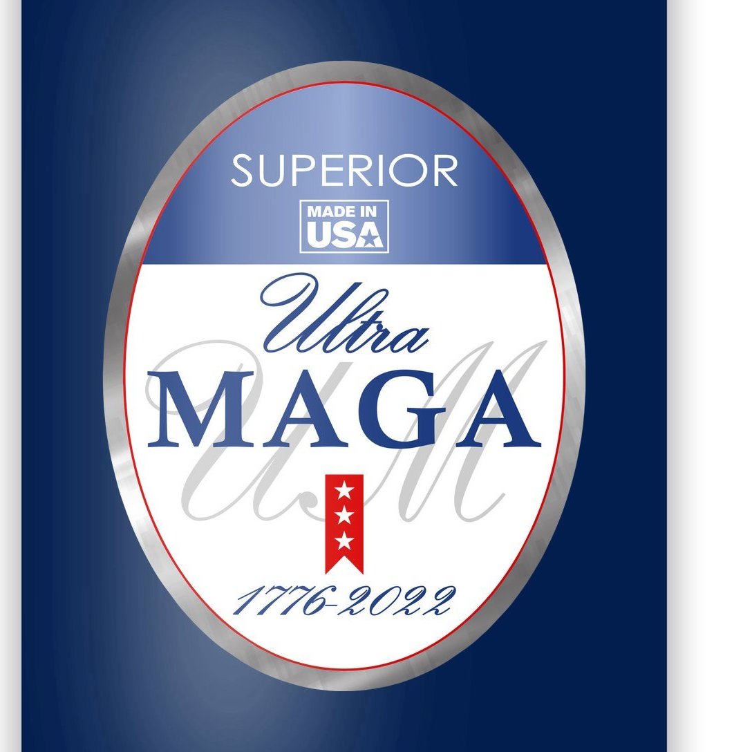 Ultra MAGA Superior 1776 2022 Parody Trump 2024 Anti Biden Poster