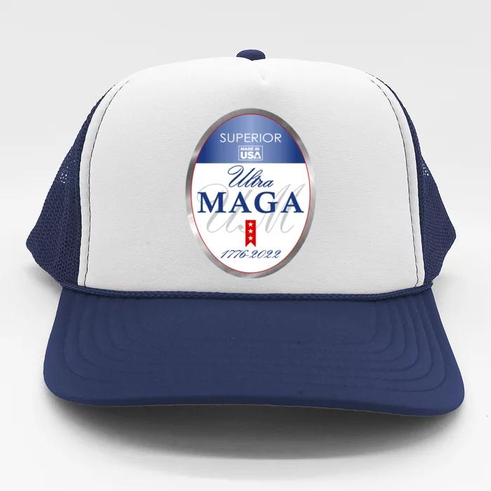 Ultra MAGA Superior 1776 2022 Parody Trump 2024 Anti Biden Trucker Hat