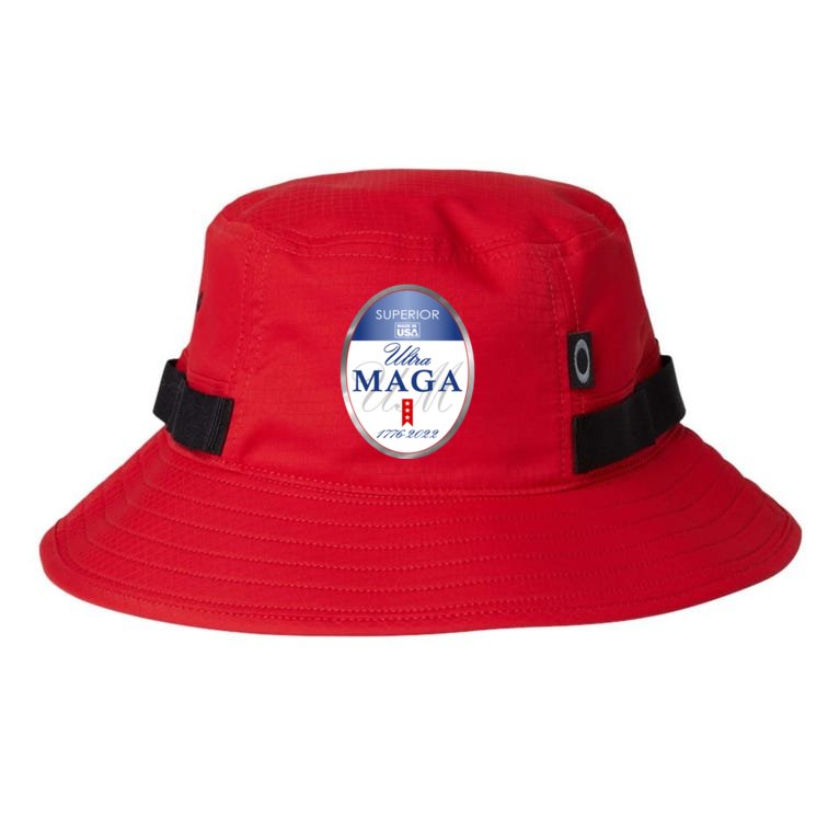 Ultra MAGA Superior 1776 2022 Parody Trump 2024 Anti Biden Oakley - Bucket Hat