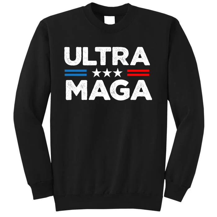 Ultra Maga Slogan Graphic Tall Sweatshirt