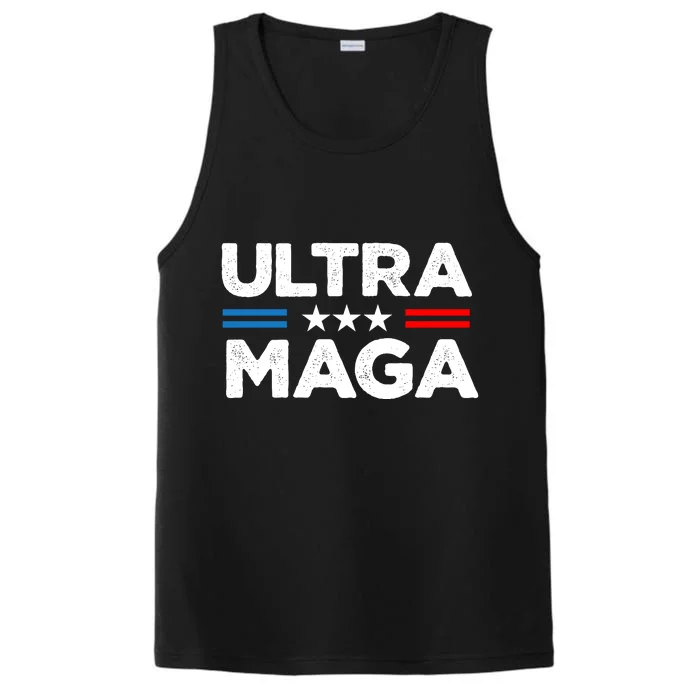 Ultra Maga Slogan Graphic Performance Tank