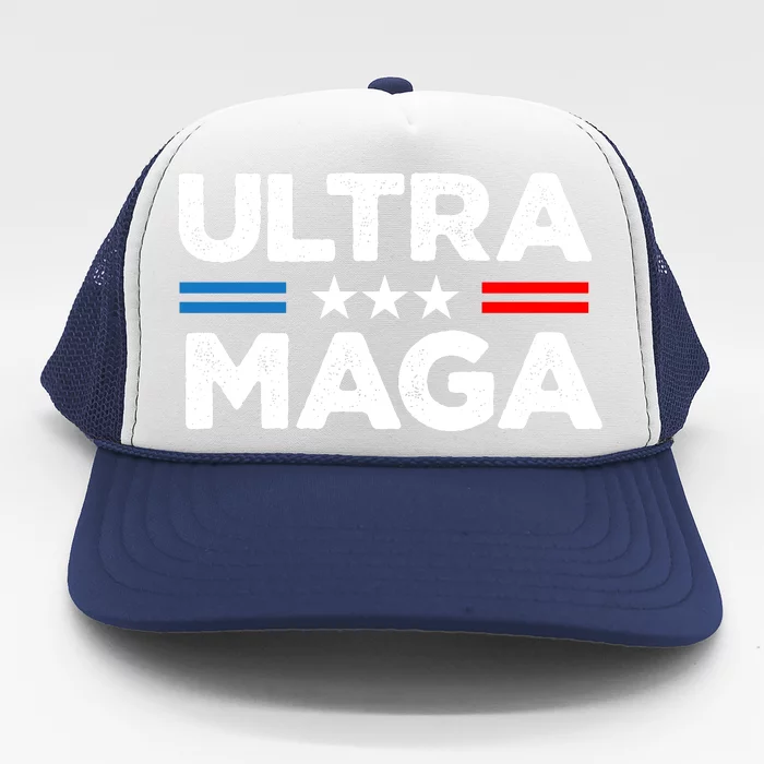 Ultra Maga Slogan Graphic Trucker Hat