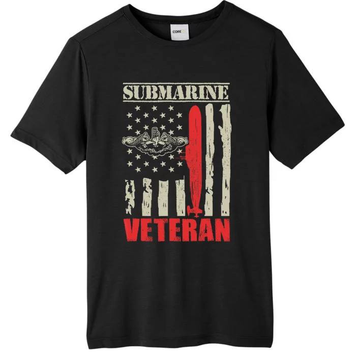 Us Military Submarine Gift For A Veteran Submariner ChromaSoft Performance T-Shirt