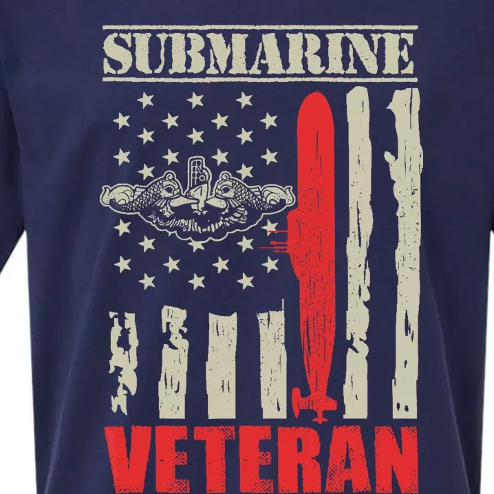 Us Military Submarine Gift For A Veteran Submariner Sueded Cloud Jersey T-Shirt