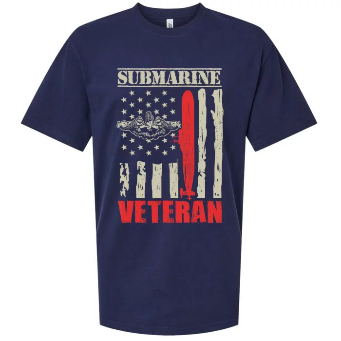 Us Military Submarine Gift For A Veteran Submariner Sueded Cloud Jersey T-Shirt