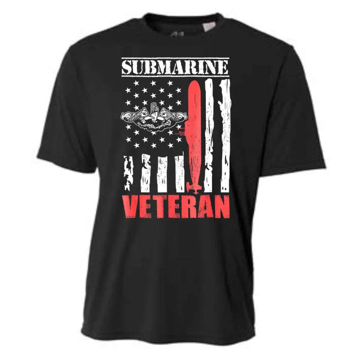 Us Military Submarine For A Veteran Submariner Cooling Performance Crew T-Shirt