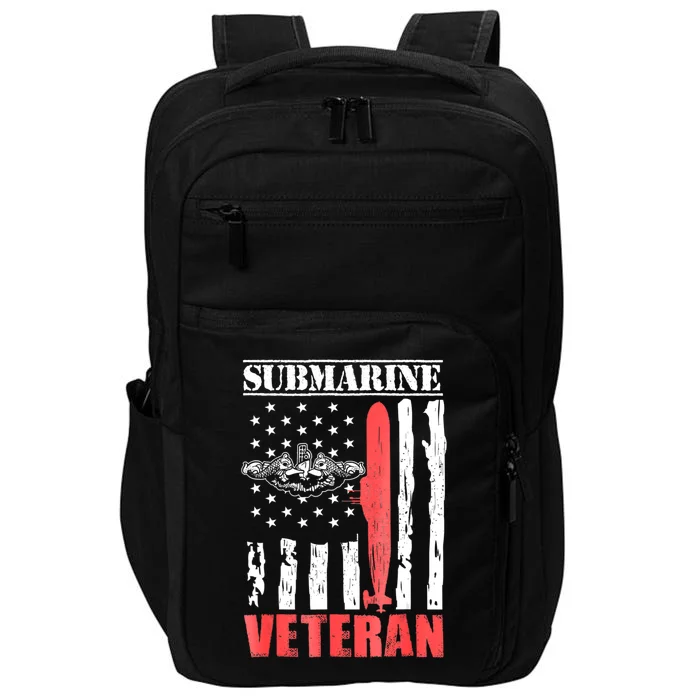 Us Military Submarine For A Veteran Submariner Impact Tech Backpack