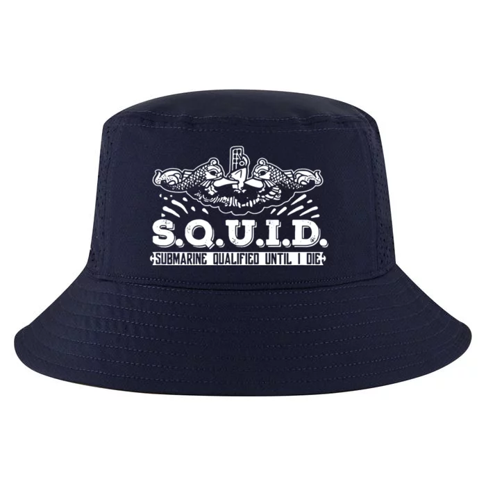 US Military Submarine Gift For A Veteran Submariner Cool Comfort Performance Bucket Hat