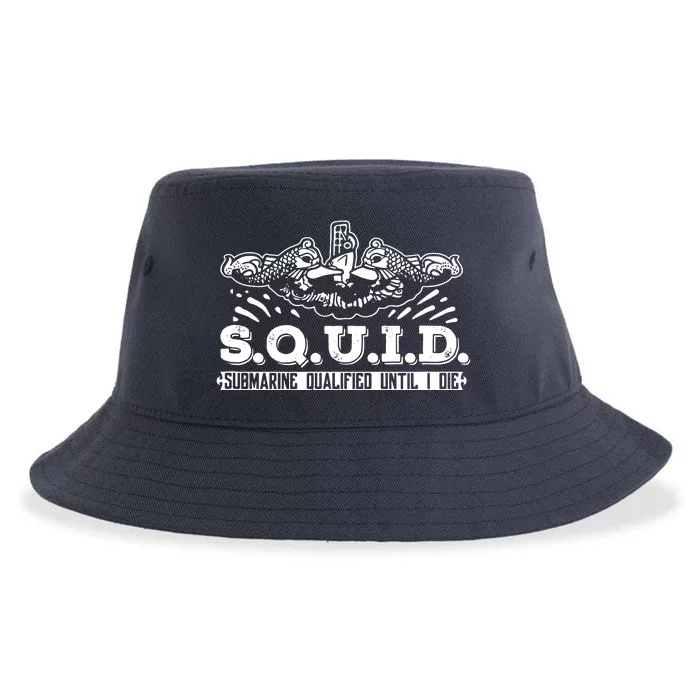 US Military Submarine Gift For A Veteran Submariner Sustainable Bucket Hat