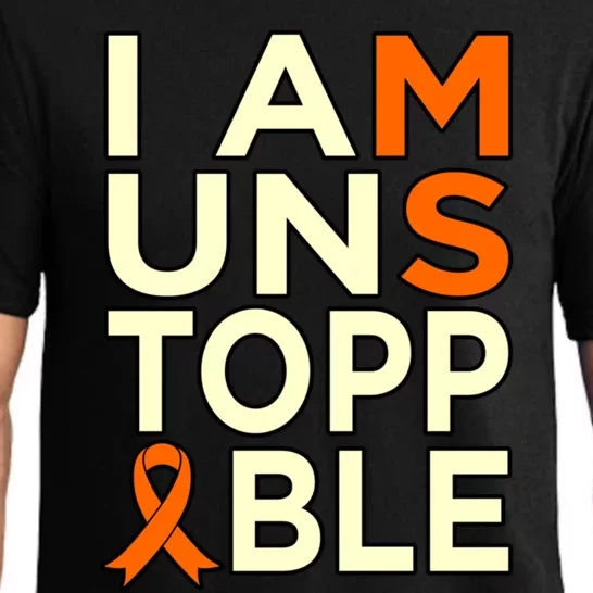 Unstoppable Multiple Sclerosis Awareness Support Graphic Cute Gift Pajama Set