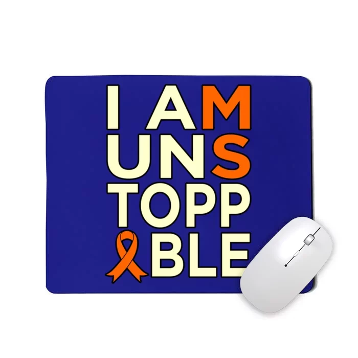 Unstoppable Multiple Sclerosis Awareness Support Graphic Cute Gift Mousepad