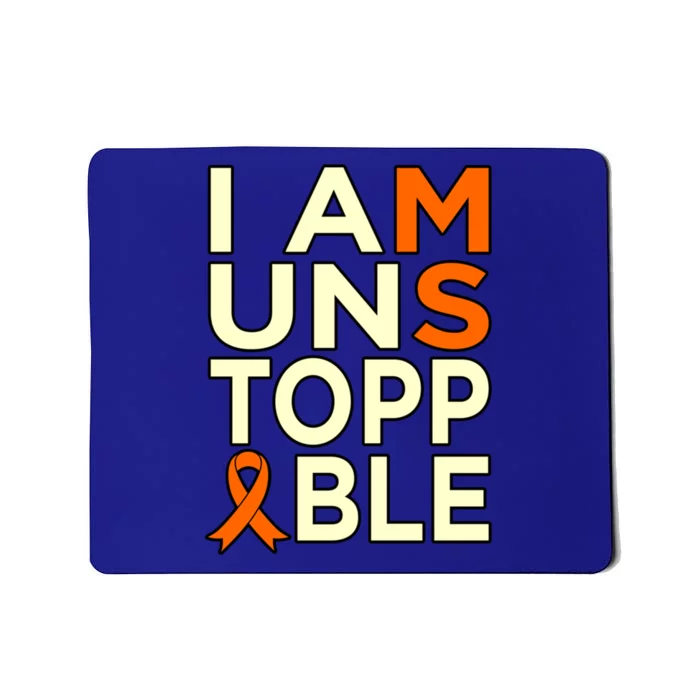 Unstoppable Multiple Sclerosis Awareness Support Graphic Cute Gift Mousepad