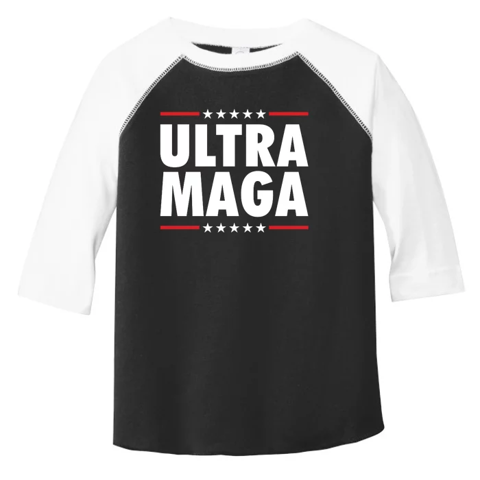 Ultra Maga Trump 2024 Toddler Fine Jersey T-Shirt