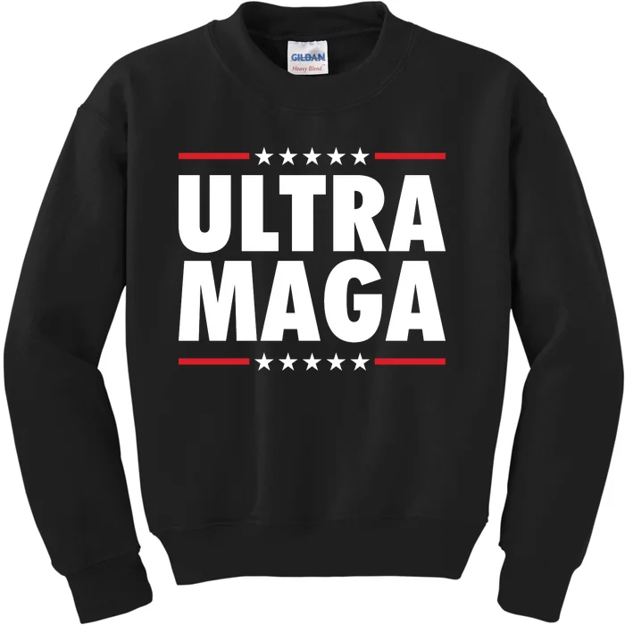 Ultra Maga Trump 2024 Kids Sweatshirt