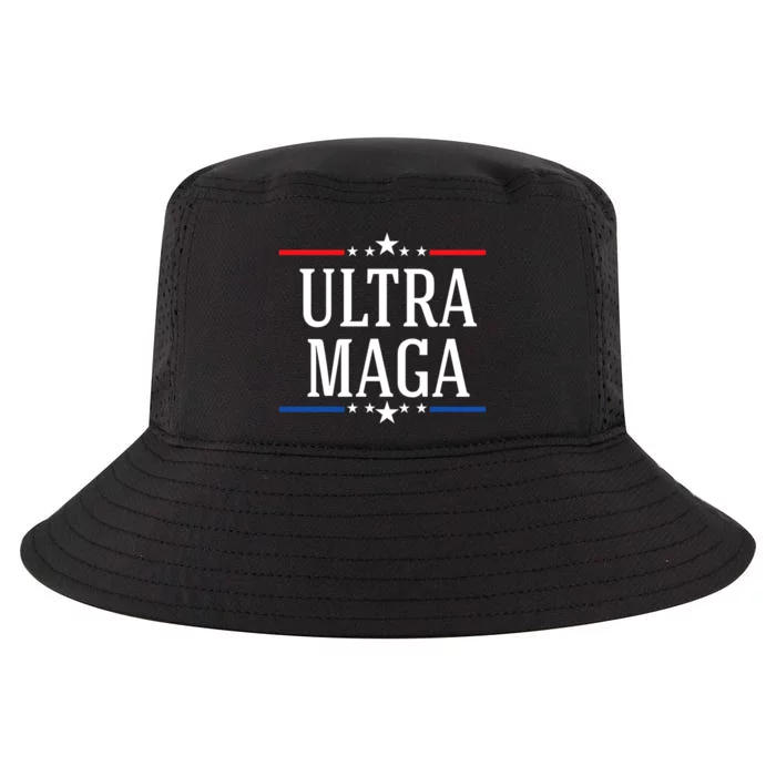 Ultra Maga Typography Cool Comfort Performance Bucket Hat