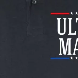 Ultra Maga Typography Softstyle Adult Sport Polo