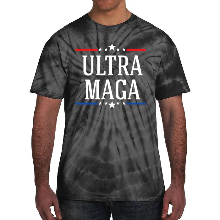 Ultra Maga Typography Tie-Dye T-Shirt