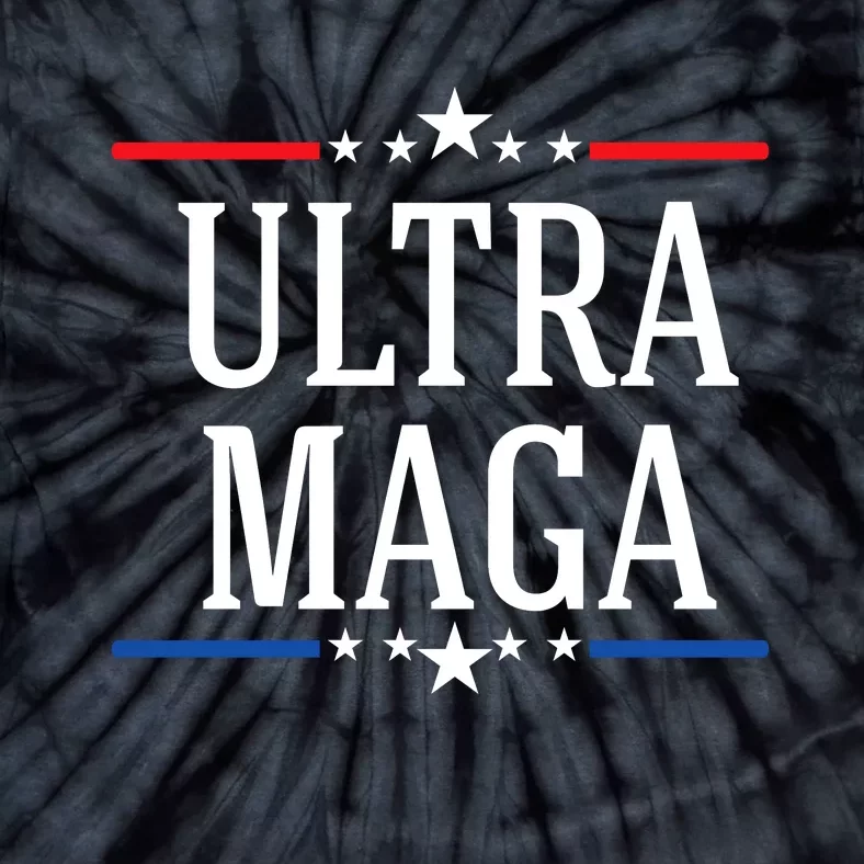 Ultra Maga Typography Tie-Dye T-Shirt