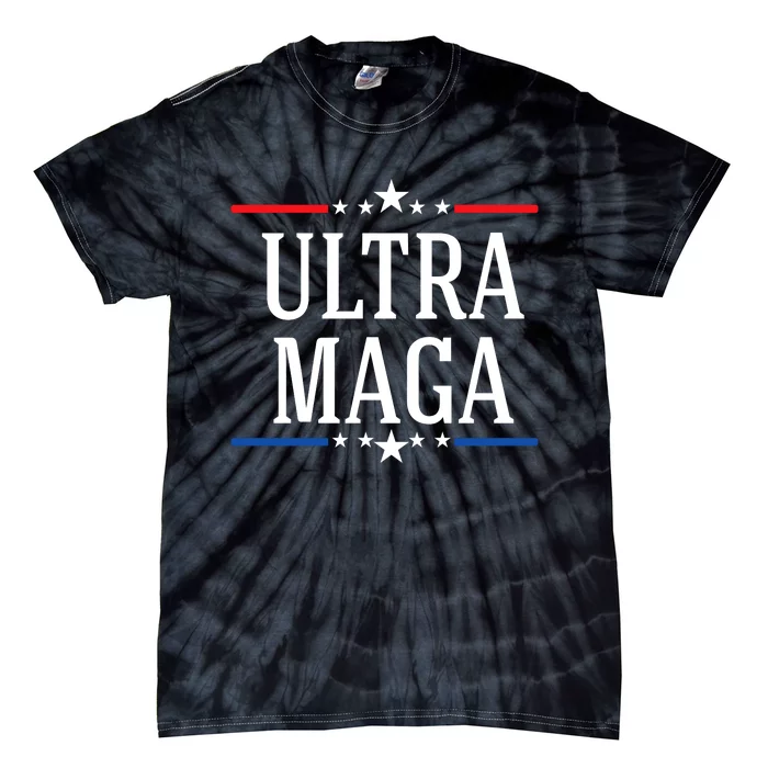 Ultra Maga Typography Tie-Dye T-Shirt