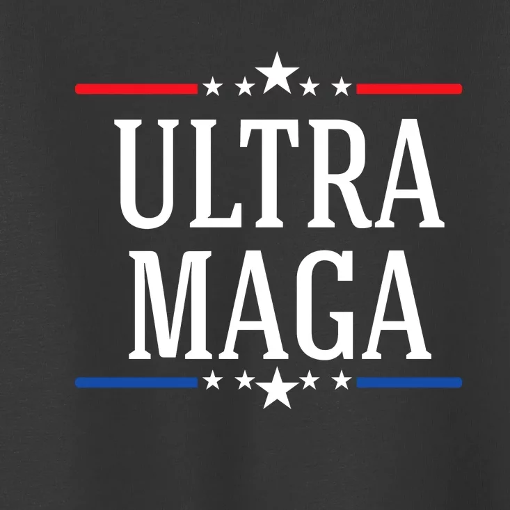 Ultra Maga Typography Toddler T-Shirt