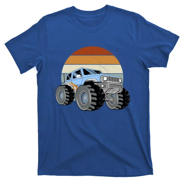 Unique Monster Truck Funny Gift Retro Vintage Meaningful Gift T-Shirt