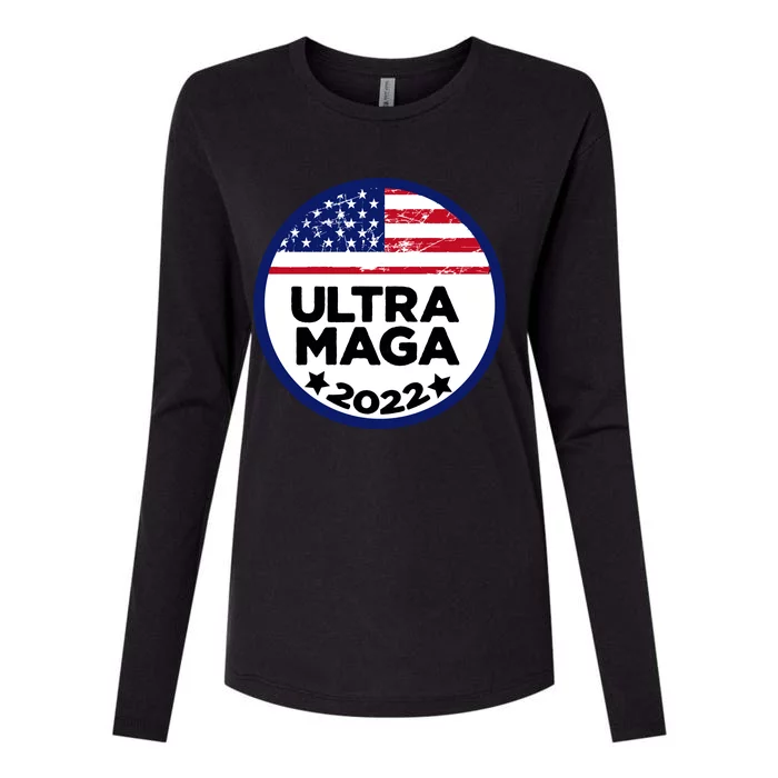 Ultra Maga Trump 2024: The Republican Revival Womens Cotton Relaxed Long Sleeve T-Shirt