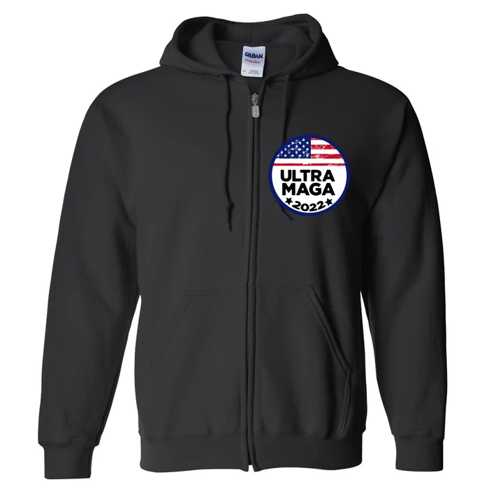 Ultra Maga Trump 2024: The Republican Revival Full Zip Hoodie