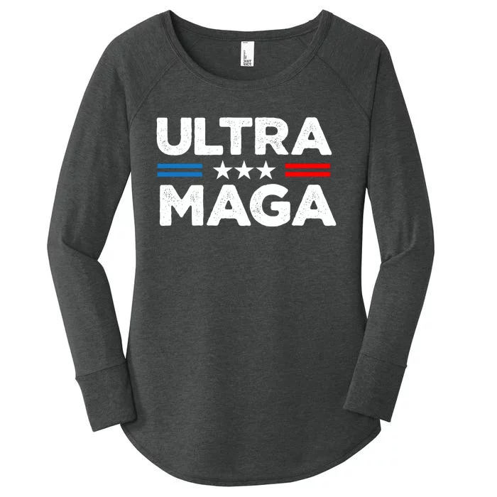 Ultra Maga: Trump 2024 The Republican Revival Women's Perfect Tri Tunic Long Sleeve Shirt