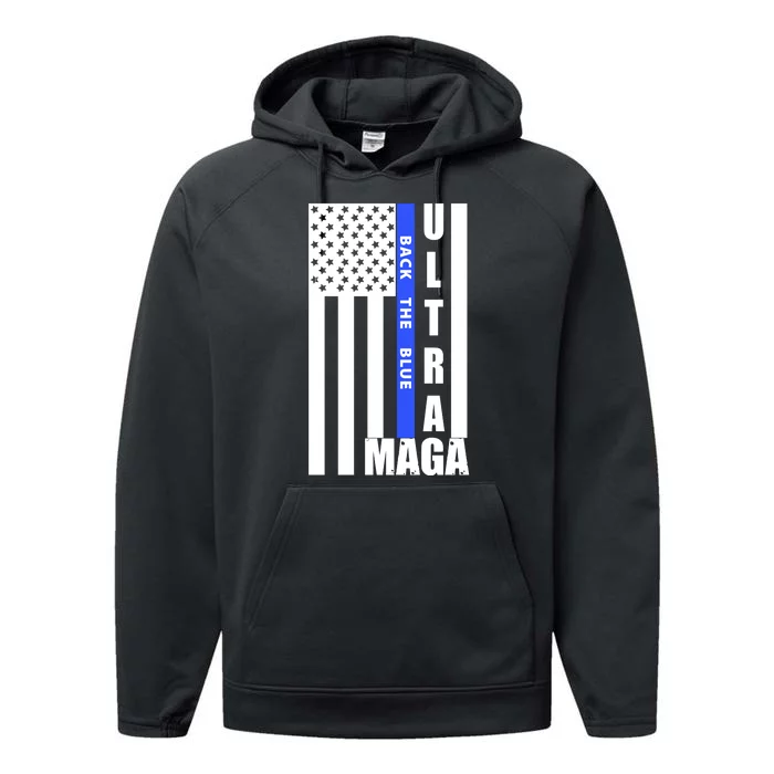 Ultra Maga Trump 2024: The Ultimate Republican Rally Cry Performance Fleece Hoodie