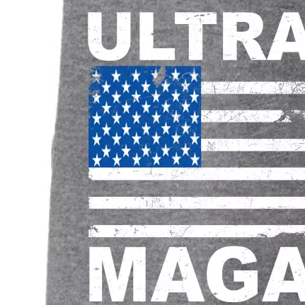 Ultra Maga Trump USA Flag Doggie 3-End Fleece Hoodie