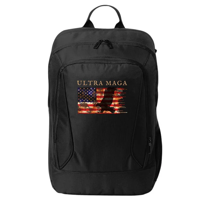 Ultra Maga Conservative Anti Biden City Backpack