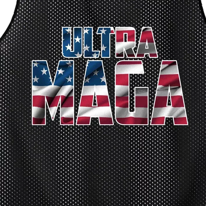 Ultra Maga USA Logo Mesh Reversible Basketball Jersey Tank