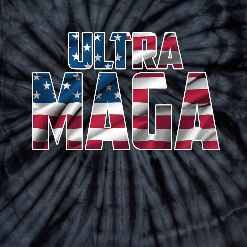 Ultra Maga USA Logo Tie-Dye T-Shirt