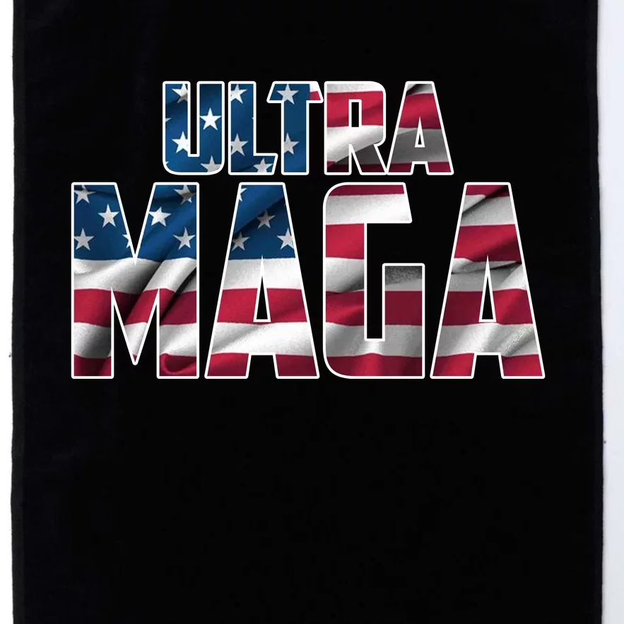 Ultra Maga USA Logo Platinum Collection Golf Towel