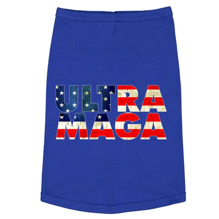 Ultra Maga USA American Flag Doggie Tank