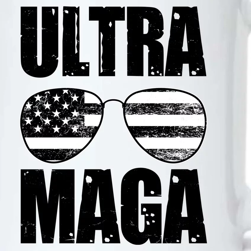 Ultra Maga USA Flag Sunglasses Black Color Changing Mug