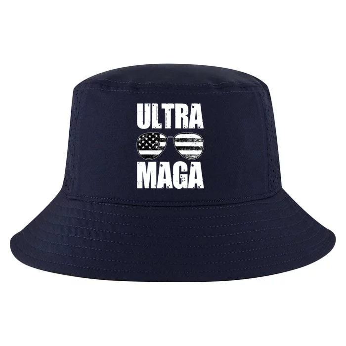 Ultra Maga USA Flag Sunglasses Cool Comfort Performance Bucket Hat