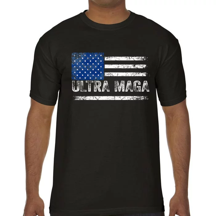 Ultra Maga Us Flag Usa Top American Ultra Mega Comfort Colors T-Shirt